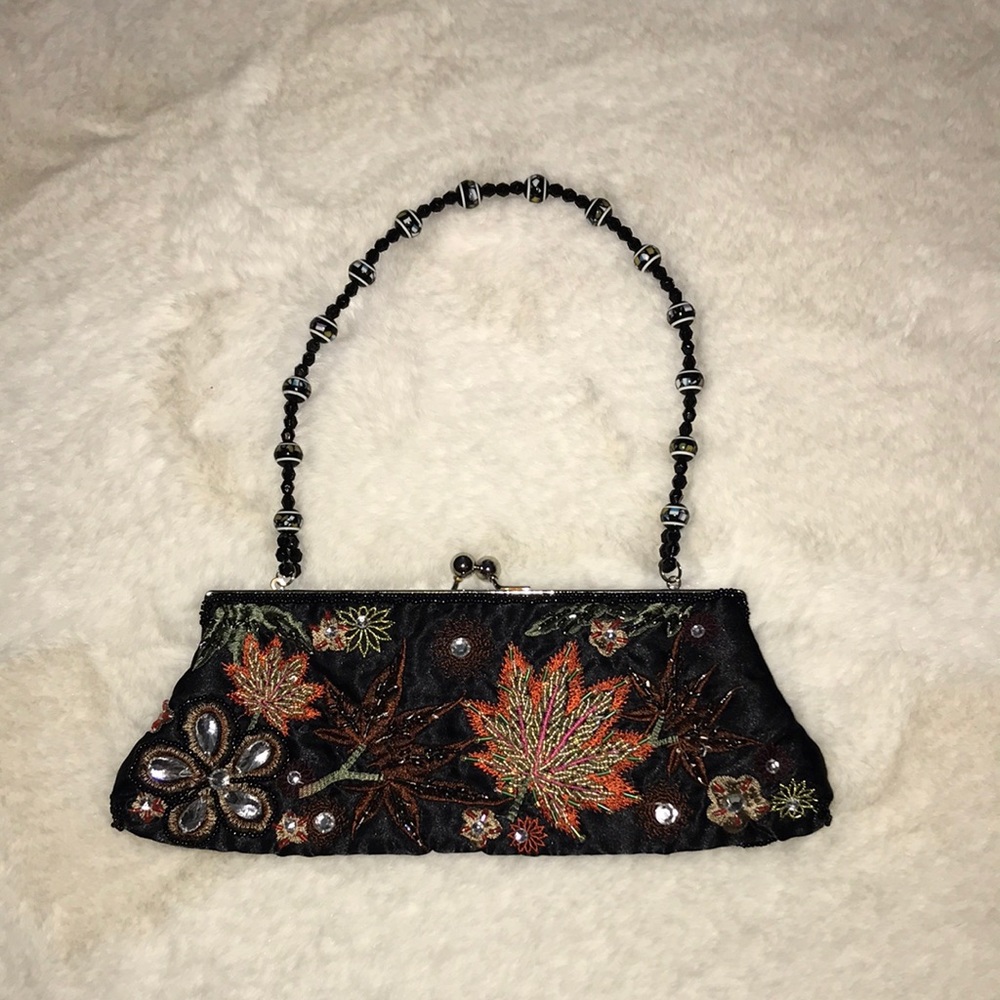 Beaded, sequin rhinestone bag